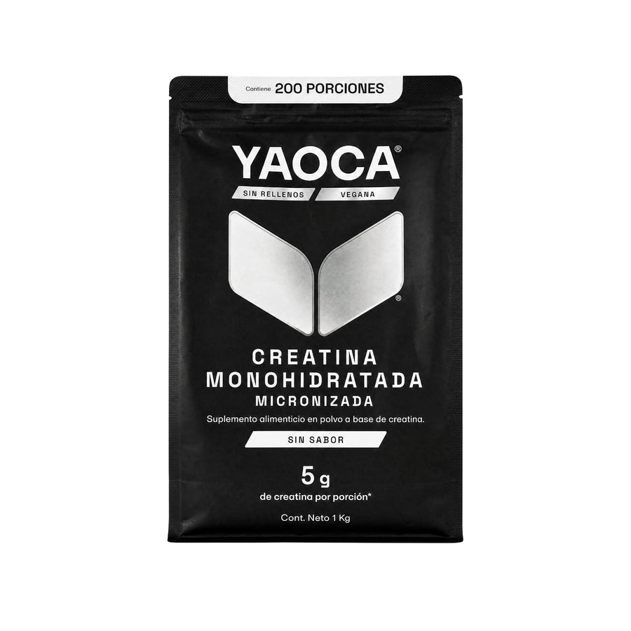 Bolsa oficial Yaoca Creatina Monohidratada Micronizada, 1 kg