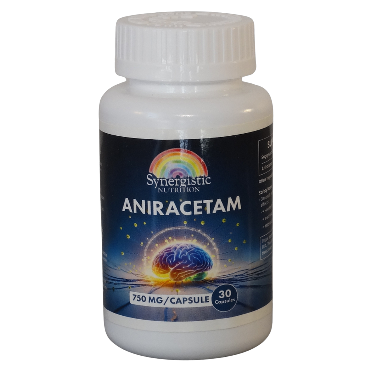 Aniracetam 750 mg · 30 Cápsulas – Synergistic Nutrition