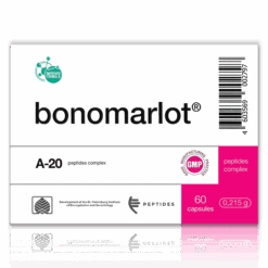 Bonomarlot Cápsulas 200mg (x60) | Péptido de Médula Ósea para Inmunidad y Longevidad – Khavinson