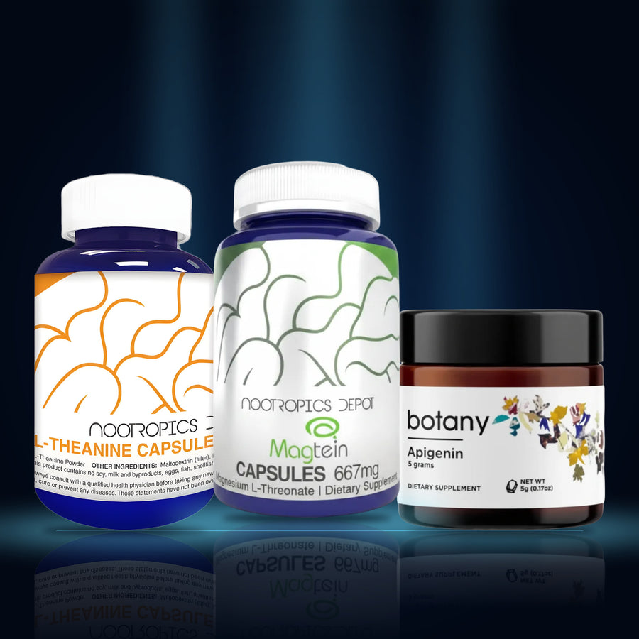 Calma y Sueño · Set de 3 productos – Nootrópicos México