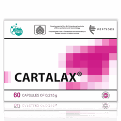 Cartalax Cápsulas 200mg (x60) | Péptido de Cartílago para Articulaciones y Longevidad – Khavinson