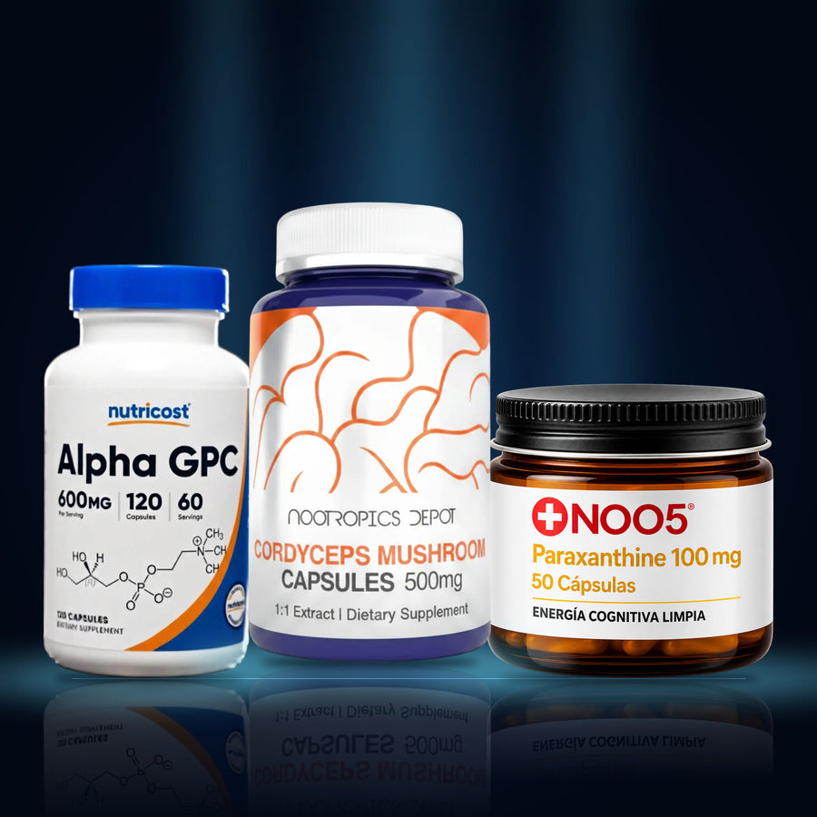Cerebro y Gym · Set de 3 productos – Nootrópicos México