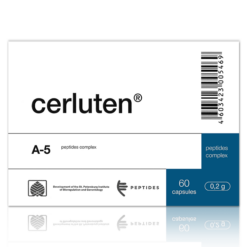 Cerluten Cápsulas 200mg (x60) | Péptido Cerebral para Función Cognitiva y Longevidad – Khavinson