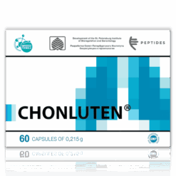 Chonluten Cápsulas 200mg (x60) | Péptido Bronquial para Salud Respiratoria y Longevidad – Khavinson
