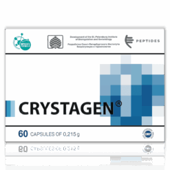 Crystagen Cápsulas 200mg (x60) | Péptido del Sistema Inmune para Longevidad – Khavinson