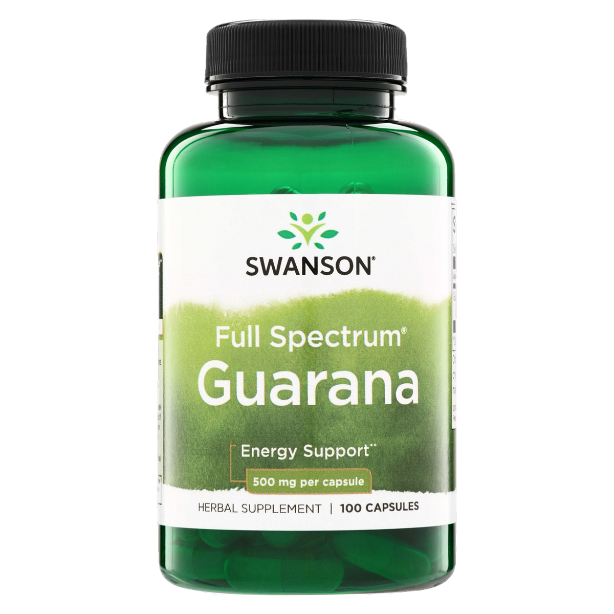 Guaraná, 100 cápsulas, 500 mg por cápsula