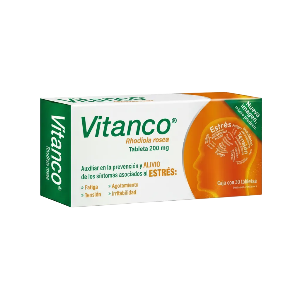 30 Cápsulas con 200mg de Rhodiola Rosea - Vitanco