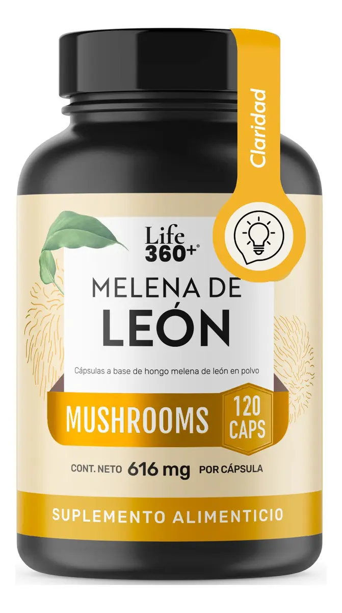 Melena de León Cápsulas 616mg | Life 360+