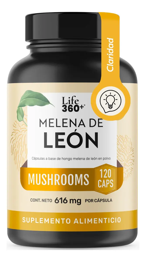 Melena de León Cápsulas 616mg | Life 360+