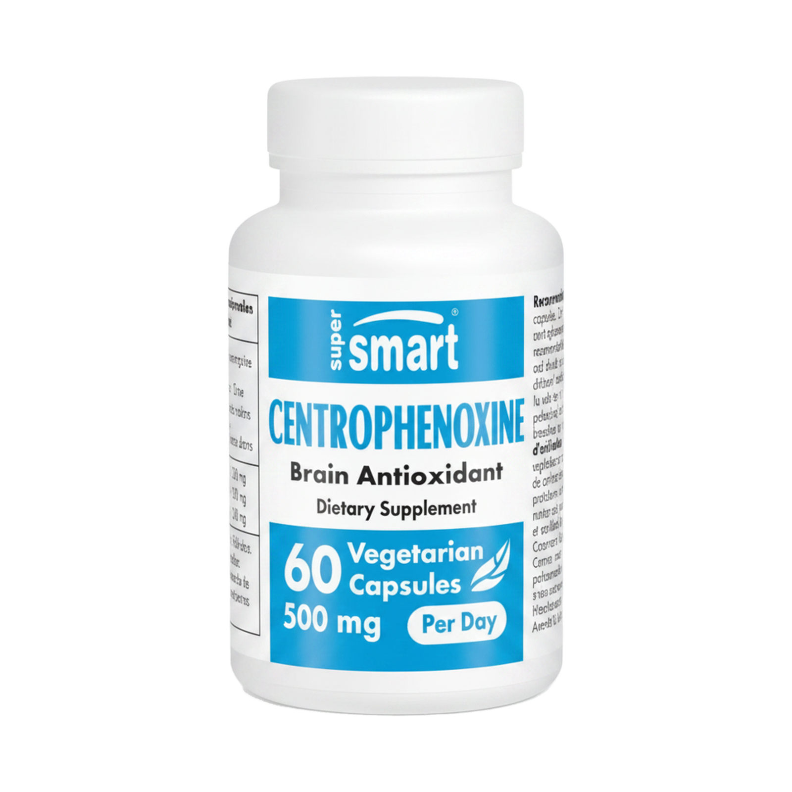 60 Cápsulas con 500mg de Centrophenoxina - Super Smart