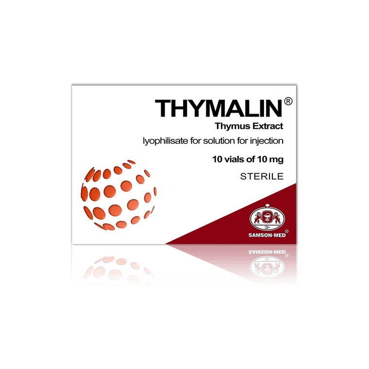 Thymalin® Thymus Extract — 10 Vials × 10mg (Samson-Med)