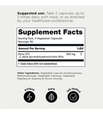 Alpha GPC Ultra High Purity · 600 mg · 120 Cápsulas Vegetarianas · Toniiq