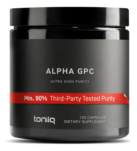 Alpha GPC Ultra High Purity · 600 mg · 120 Cápsulas Vegetarianas · Toniiq