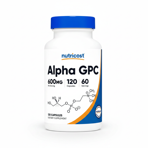 120 Cápsulas de Alpha Gpc NUTRICOST
