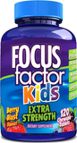Focus Factor Kids Extra Strength · 120 Tabletas Masticables · Berry Blast