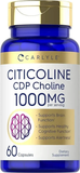 Citicolina CDP Choline 1000 mg · 60 Cápsulas · Carlyle · Extra Strength