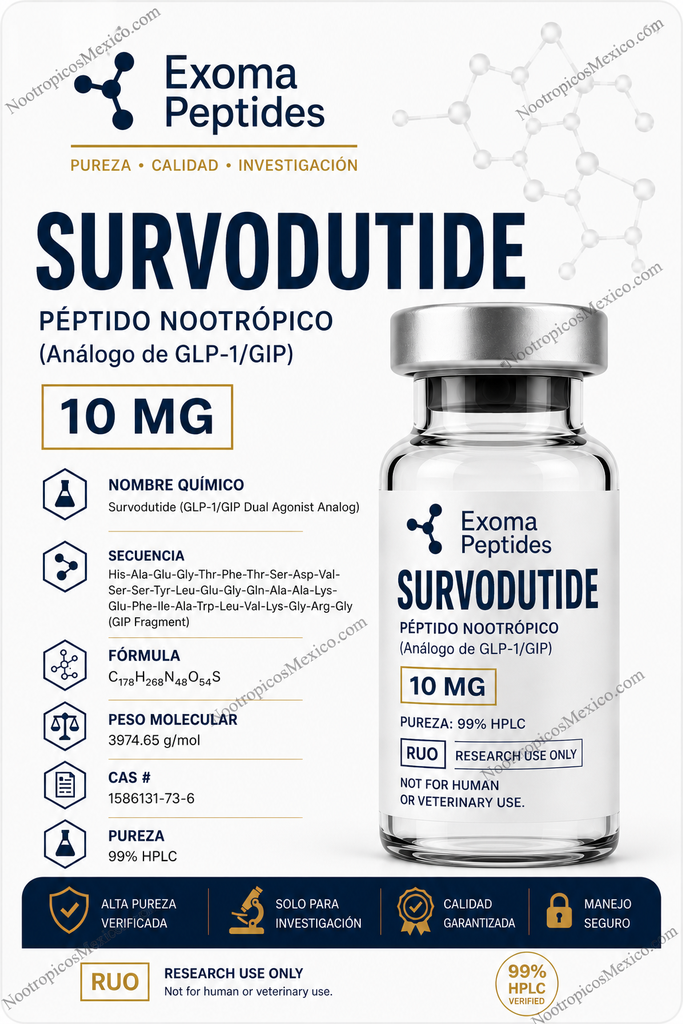 Survodutide vial 10mg – Exoma Peptides