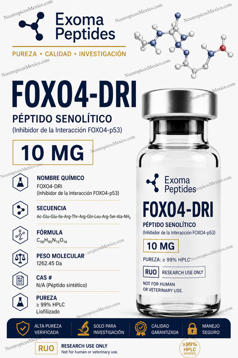 FOXO4-DRI vial 10mg – Exoma Peptides