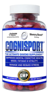 CogniSport® · 60 Cápsulas · Hi-Tech Pharmaceuticals · The Ultimate Gaming Supplement