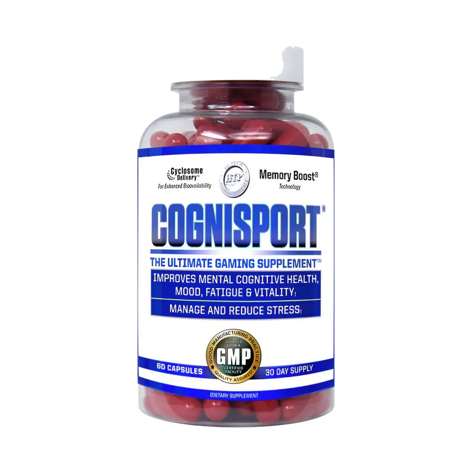 CogniSport® · 60 Cápsulas · Hi-Tech Pharmaceuticals · The Ultimate Gaming Supplement
