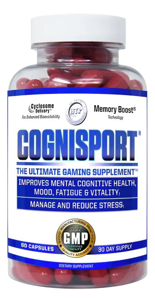 CogniSport® · 60 Cápsulas · Hi-Tech Pharmaceuticals · The Ultimate Gaming Supplement