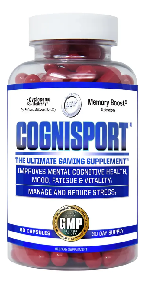 CogniSport® · 60 Cápsulas · Hi-Tech Pharmaceuticals · The Ultimate Gaming Supplement