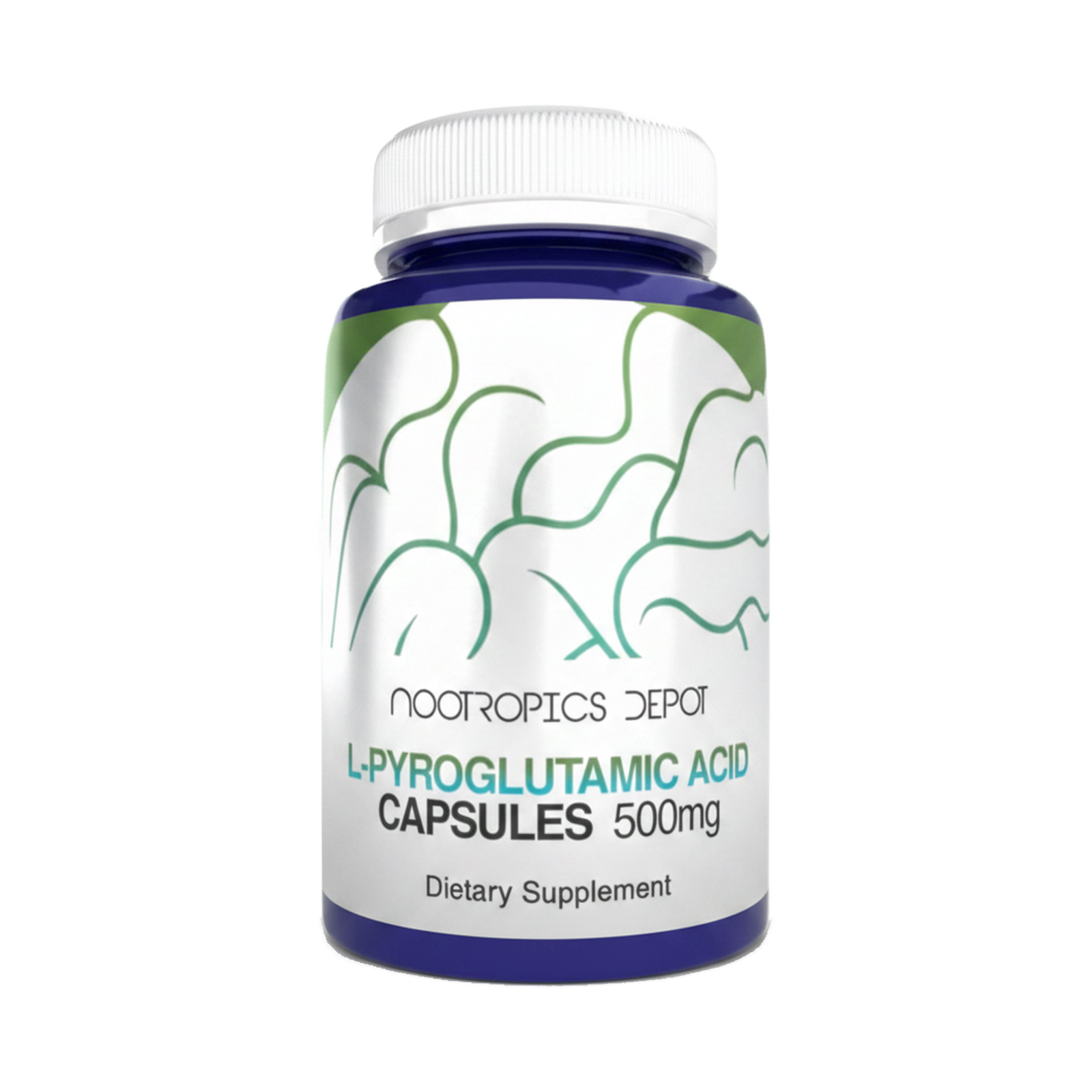 L-Pyroglutamic Acid 120 Cápsulas 500mg | Nootropics Depot
