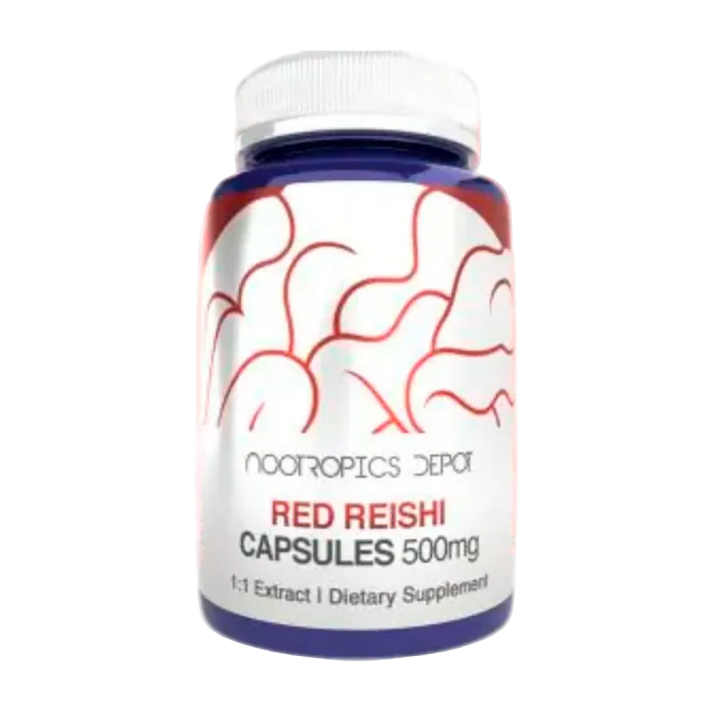 Red Reishi Cápsulas 500mg Extracto 1:1 – Nootropics Depot