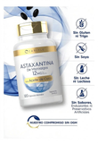 Astaxantina 12 mg · 120 Cápsulas Blandas · Carlyle · con Aceite de Coco Virgen