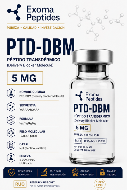 PTD-DBM vial 5mg – Exoma Peptides