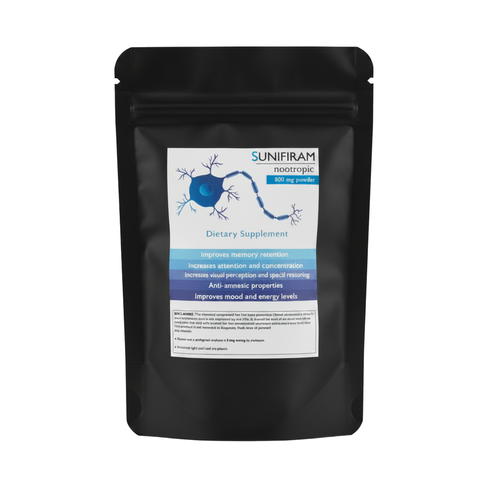 800mg en polvo de Sunifiram - Incluye Scoop dosificador.
