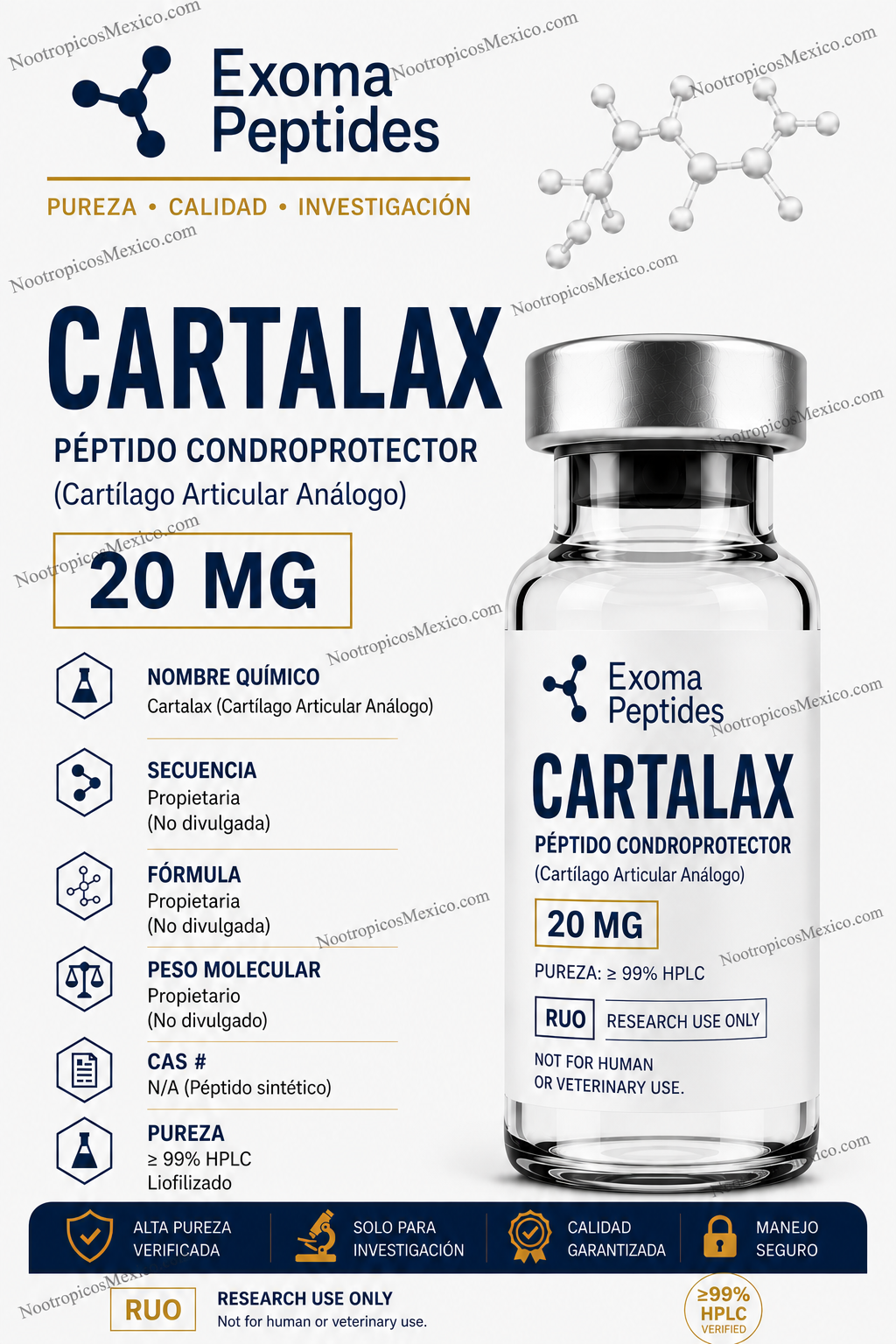 Cartalax vial 20mg – Exoma Peptides
