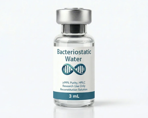 Bacteriostatic Water 3mL – Solución de Reconstitución – Research Use Only