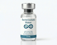 Bacteriostatic Water 3mL – Solución de Reconstitución – Research Use Only