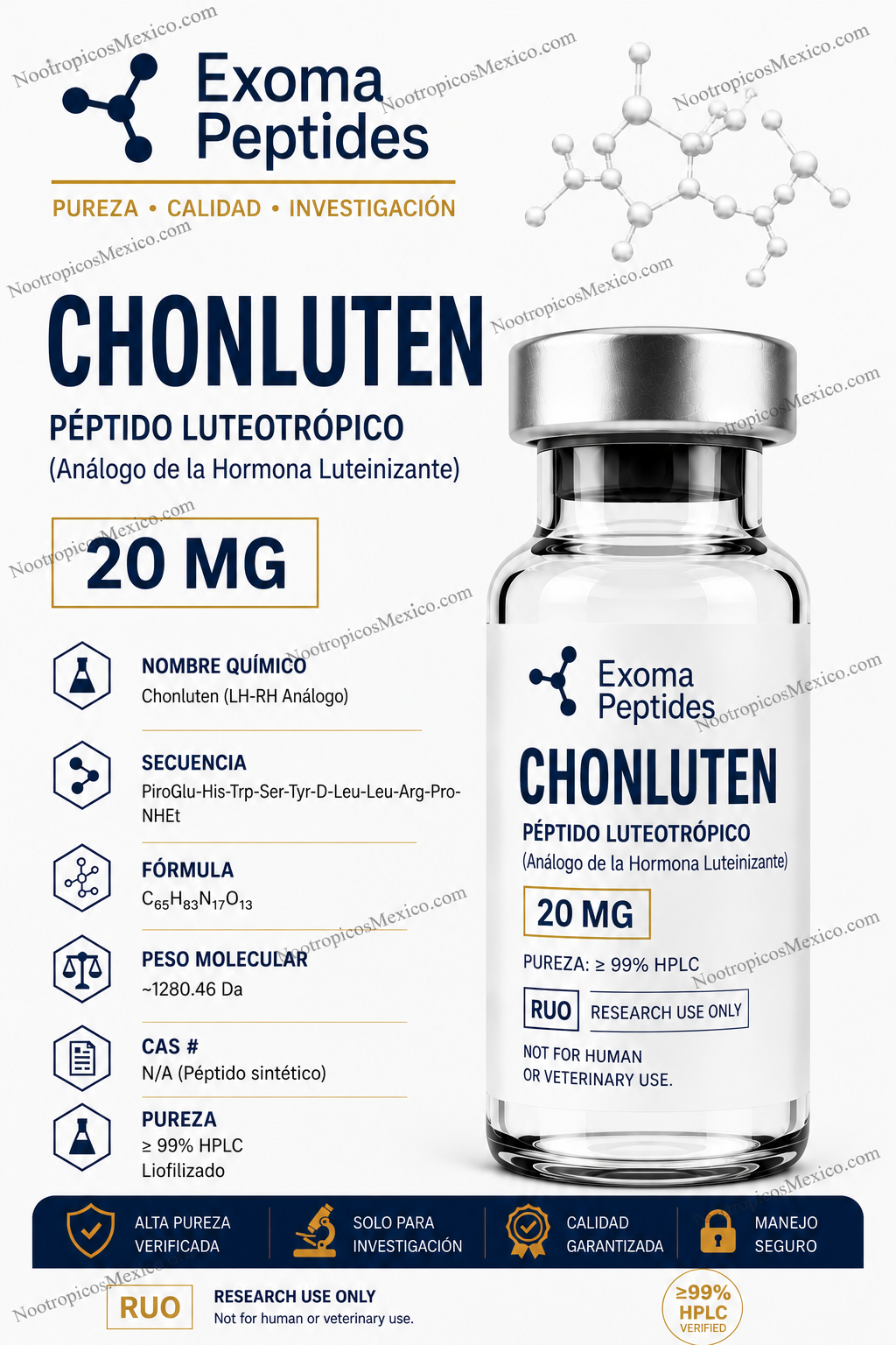 Chonluten vial 20mg – Exoma Peptides