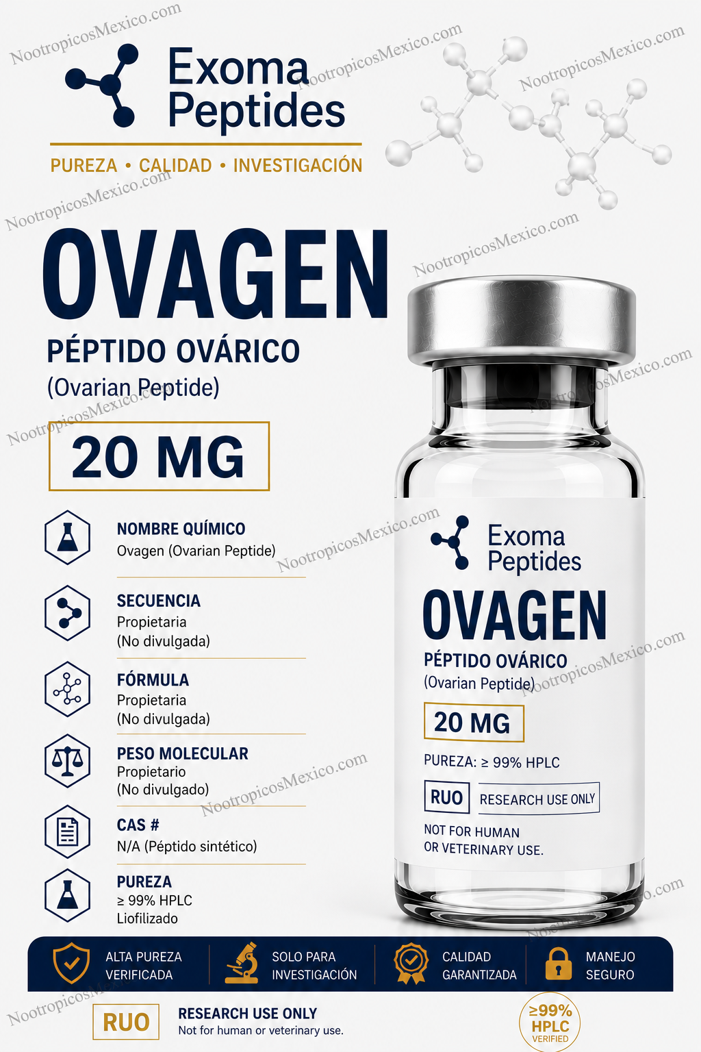 Ovagen vial 20mg – Exoma Peptides