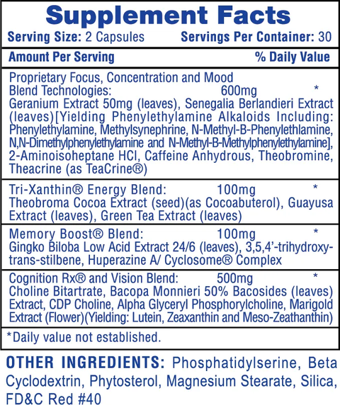 CogniSport® · 60 Cápsulas · Hi-Tech Pharmaceuticals · The Ultimate Gaming Supplement