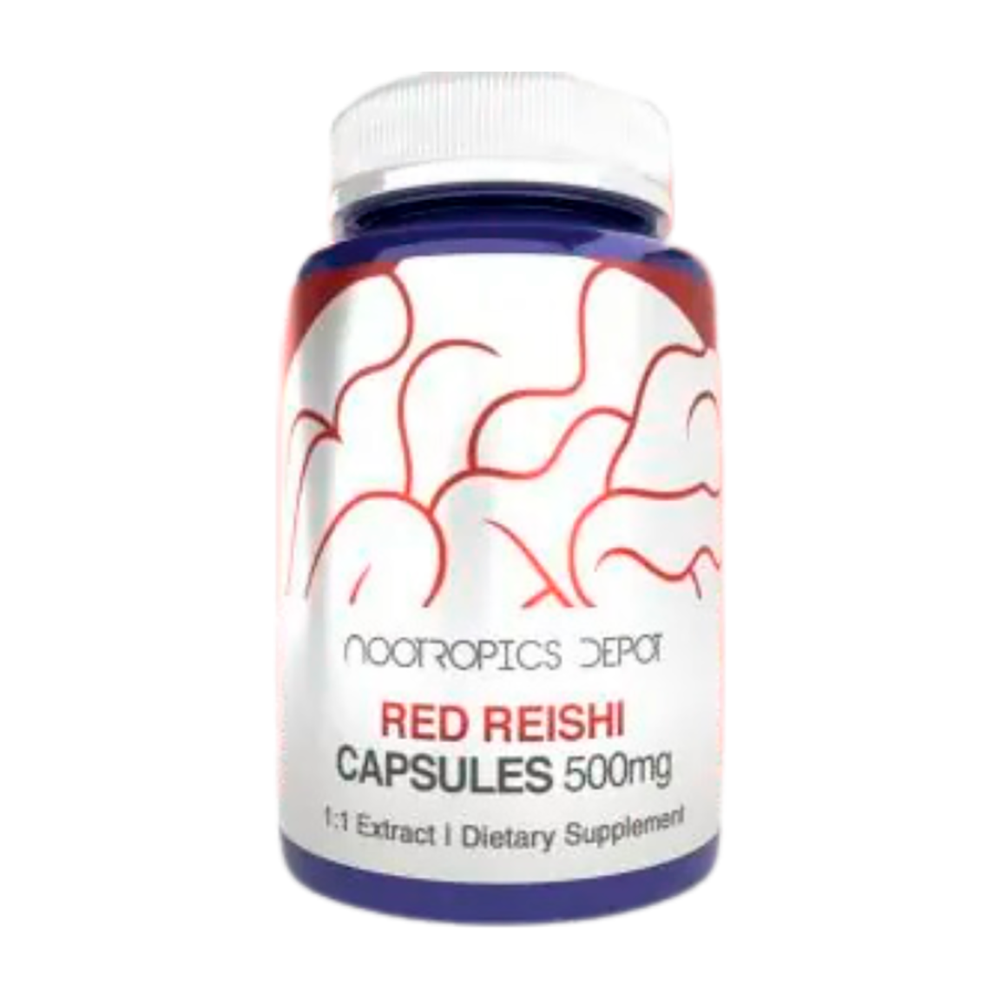 Red Reishi Cápsulas 500mg Extracto 1:1 – Nootropics Depot