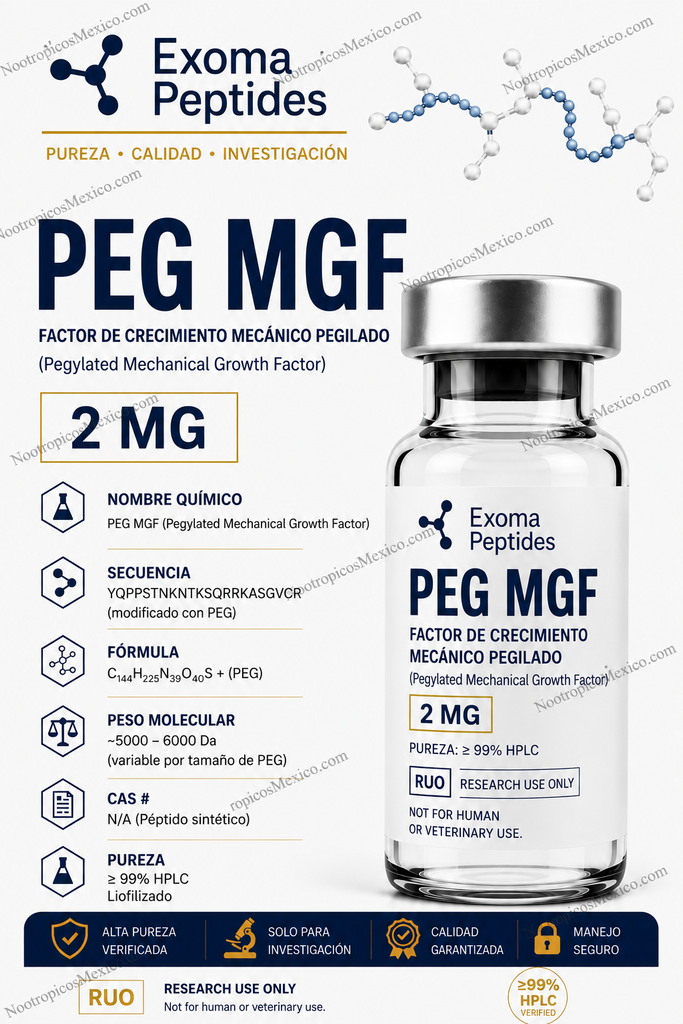 PEG MGF vial 2mg – Exoma Peptides