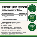 Uridine 300 mg · 60 Cápsulas · Double Wood Supplements · Uridina 5'-Monofosfato