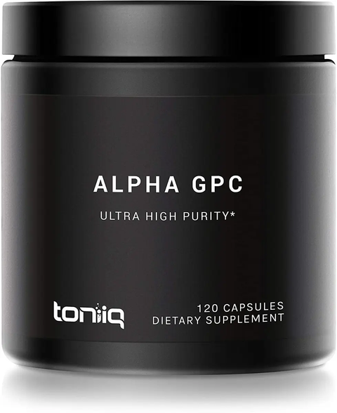 Alpha GPC Ultra High Purity · 600 mg · 120 Cápsulas Vegetarianas · Toniiq