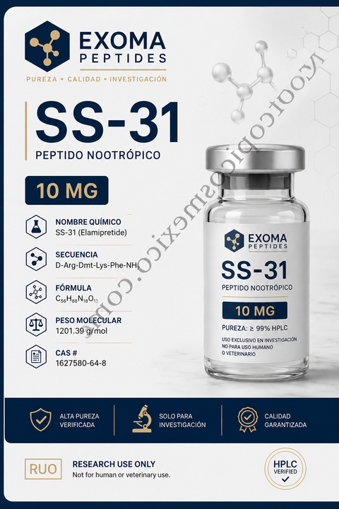 SS-31 (Elamipretide) vial – Exoma Peptides