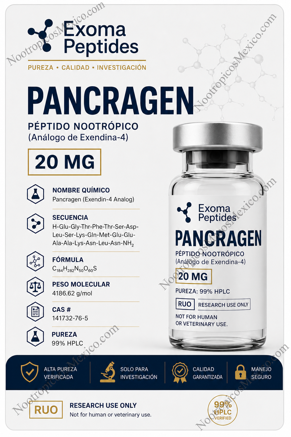 Pancragen vial 20mg – Exoma Peptides
