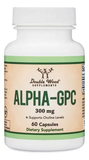 Alpha-GPC 300 mg · 60 Cápsulas · Double Wood Supplements · Fórmula Avanzada Memoria