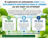 Nootrópico 11-EN-1 · 1321 mg · 60 Cápsulas · Medchoice · Sin Cafeína