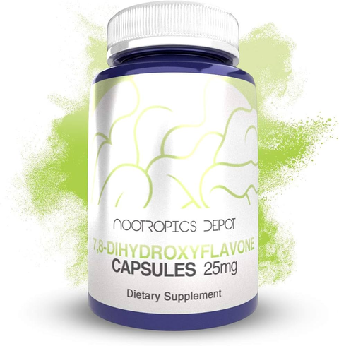 7 8 - Dihydroxyflavone 25mg 60 Cápsulas | Nootropics Depot
