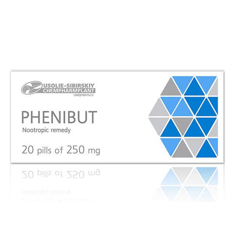 Phenibut 250mg — 20 Tabletas (Usolie-Sibirskiy)