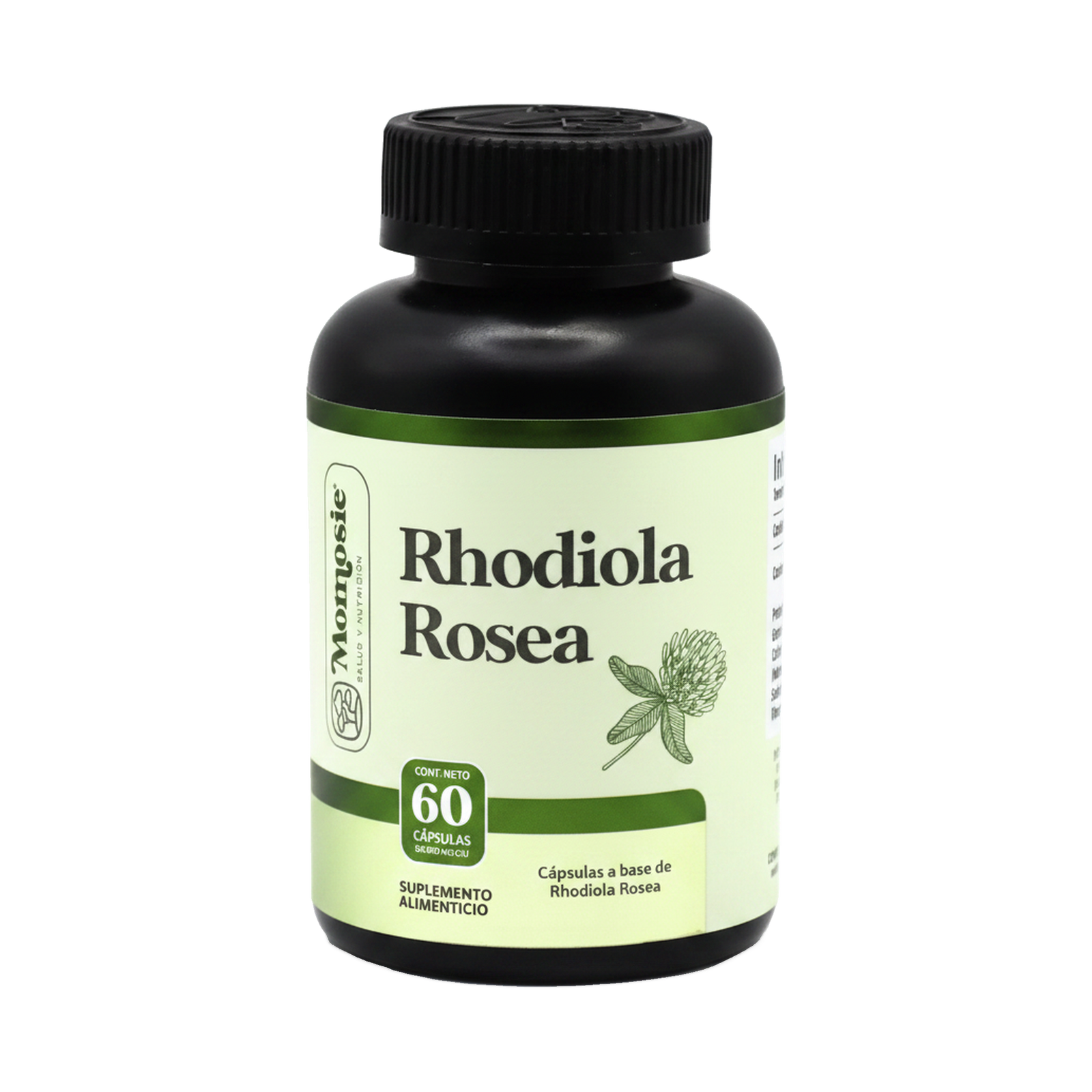 60 Cápsulas con 500mg de Rhodiola Rosea - Momosie