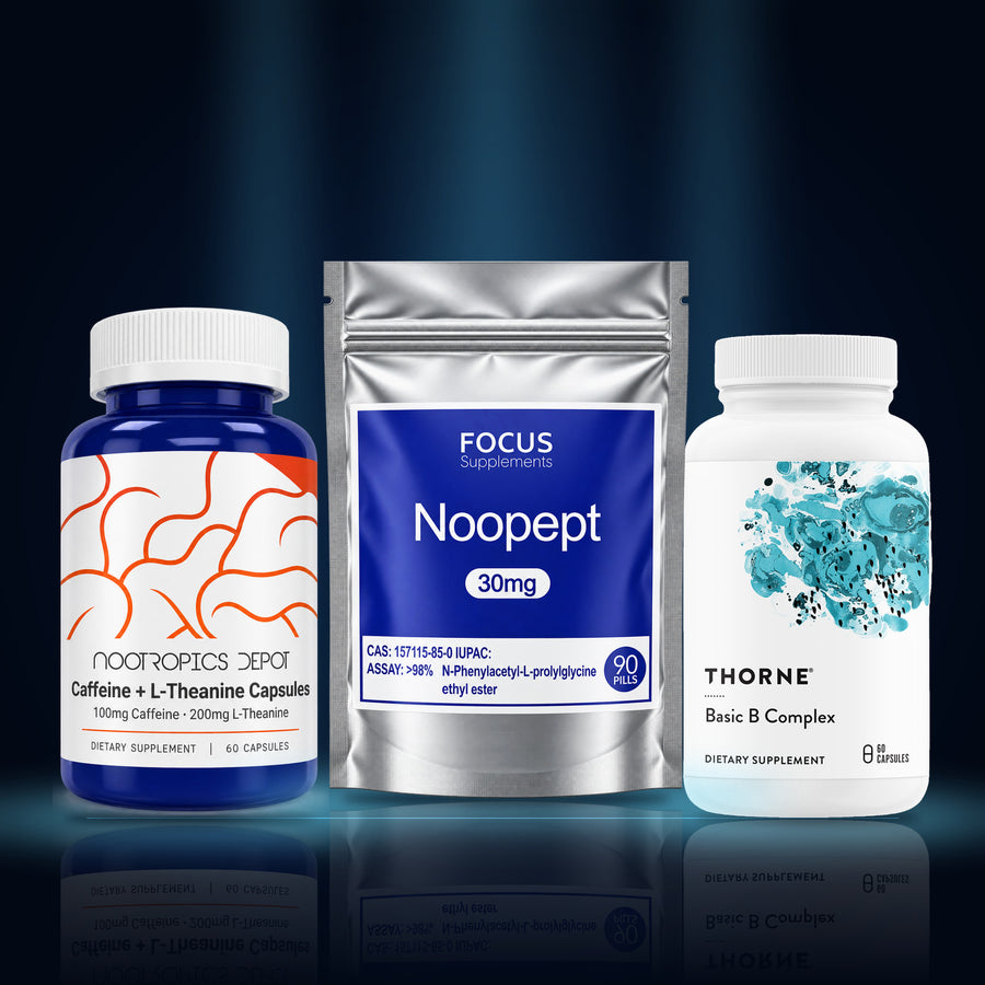 Jornada Larga · Set de 3 productos – Nootrópicos México