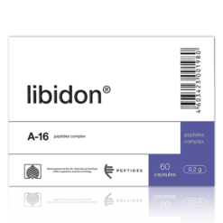 Libidon Cápsulas 200mg (x60) | Biorregulador de Próstata y Sistema Urogenital – Khavinson